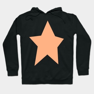 Star 6 Peach Fuzz Pantone Color of the Year 2024 Hoodie